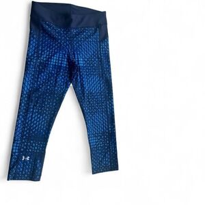 Under Armour legging blue/navy small women's athletic compression
